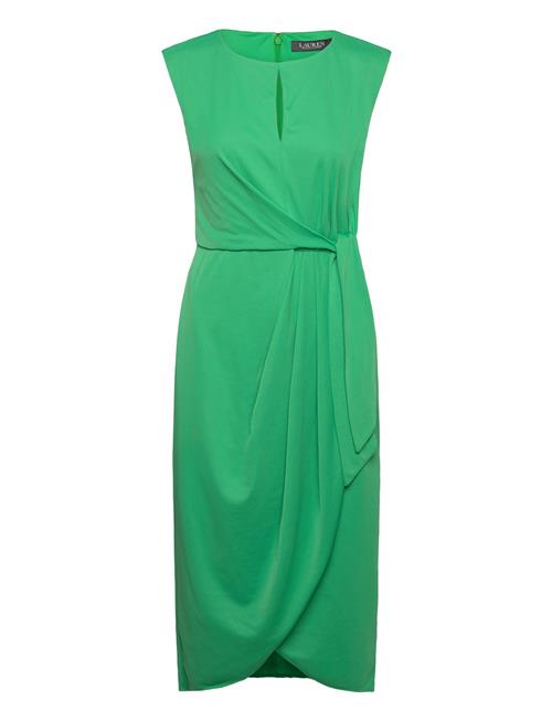 Stretch Jersey Tie-Front Dress Lauren Ralph Lauren Green