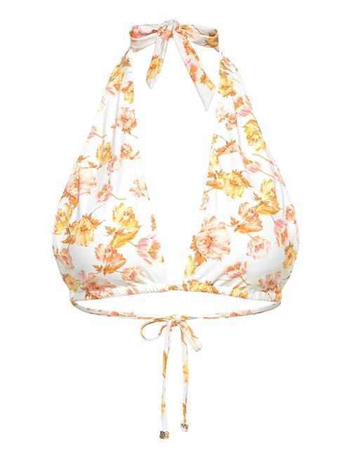 Blanka Printed Bandeau Bikini Top Malina Cream