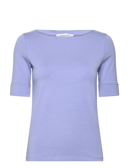 Rwnanna 2/4 Boatneck T-Shirt Rosemunde Blue