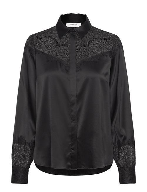 Rwjade Ls Lace Shirt Rosemunde Black