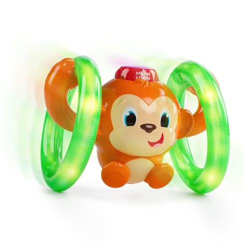 Bright Starts Roll & Glow Monkey™ Legetøj | Brun | 0-3