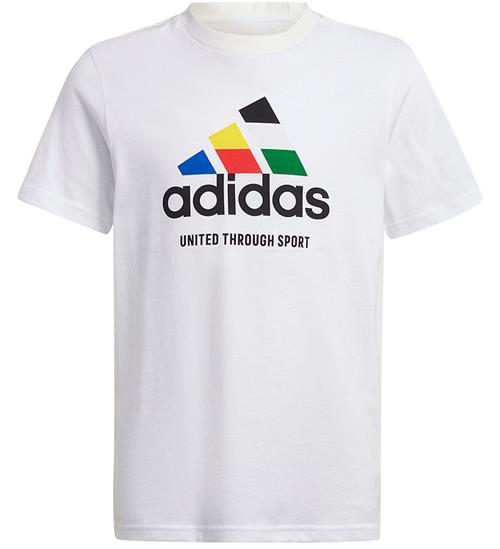 adidas Performance T-shirt - Tiro Nations - Hvid