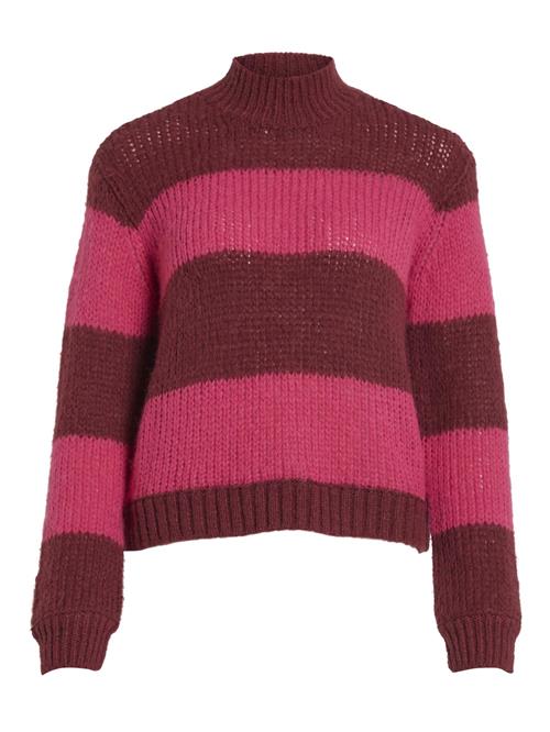 VILA Pullover 'Bailey'  magenta / vinrød