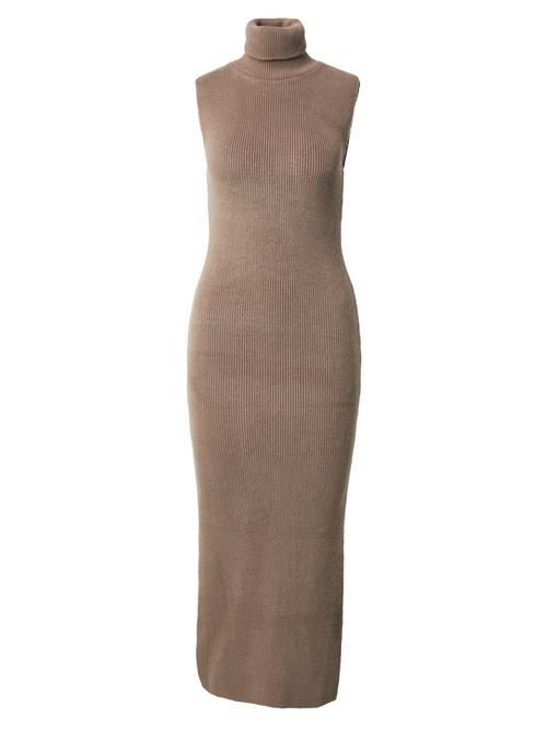 TOPSHOP Strikkjole  mørkebeige