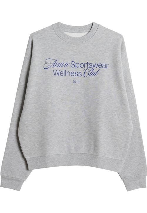 Se Aim'n Sportsweatshirt 'Wellness'  blå / grå-meleret ved About You