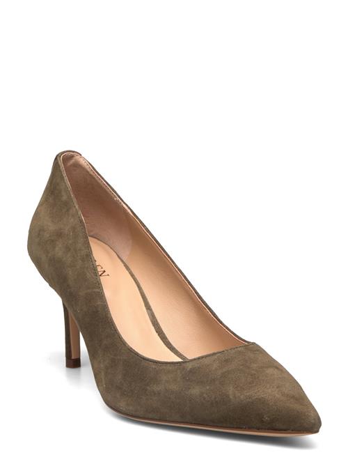 Lanette Suede Pump Lauren Ralph Lauren Green