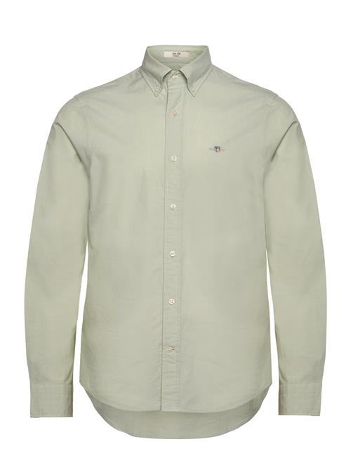 Slim Classic Poplin Shirt GANT Green