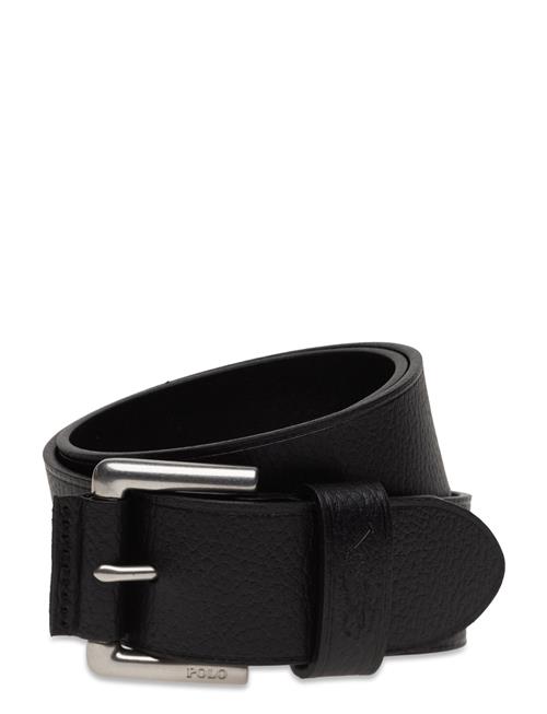 Signature Pony Leather Belt Polo Ralph Lauren Black