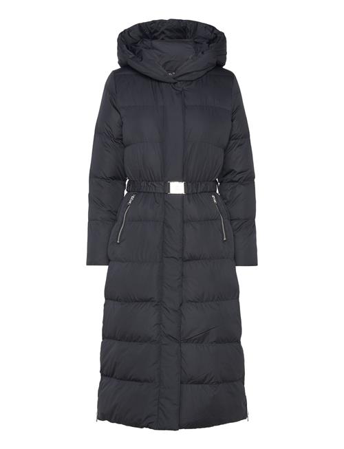 Belted Hooded Down Coat Lauren Ralph Lauren Navy