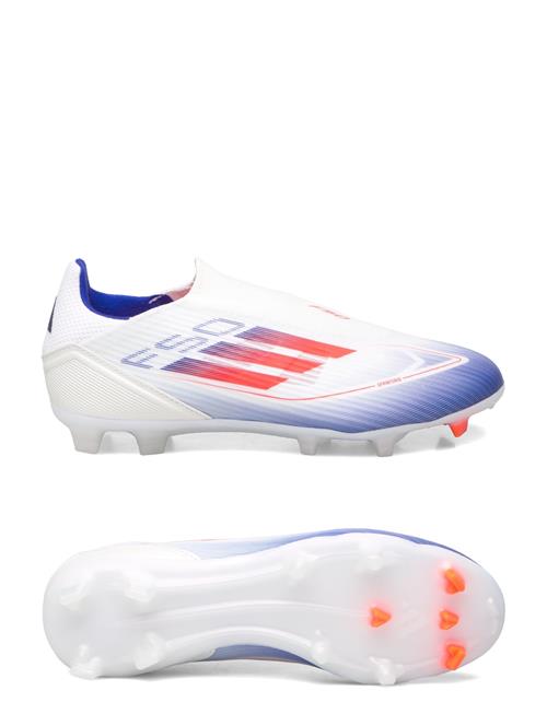 F50 League Laceless Football Boots Fg/Mg Adidas Performance White