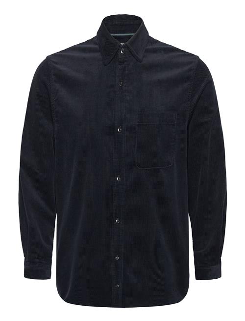 Solid Corduroy Shirt Scotch & Soda Navy