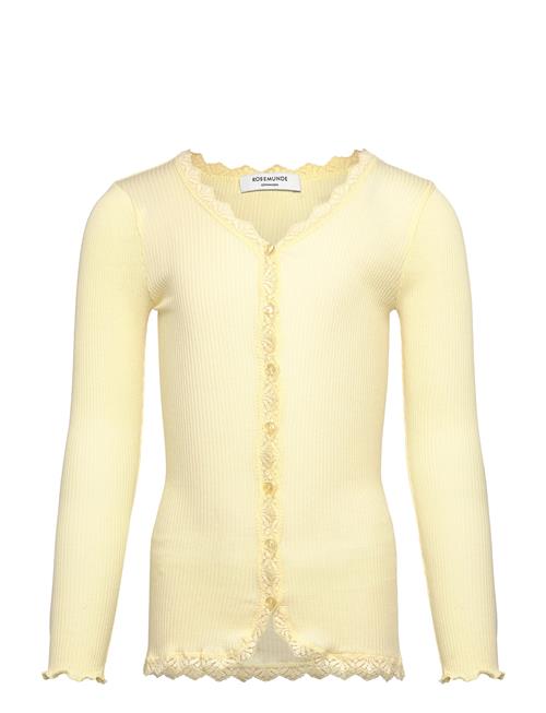 Rkbalta Ls Cardigan W/ Lace Rosemunde Kids Yellow