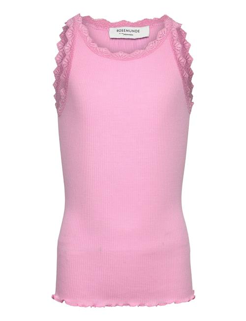 Rkbalta Modal Sl Lace Top Rosemunde Kids Pink