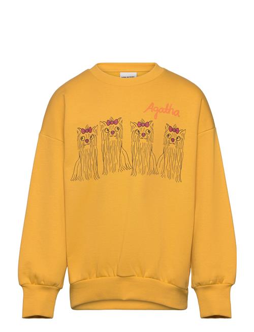 Agatha Dogs Sp Sweatshirt Mini Rodini Yellow