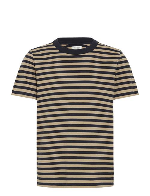 Cfloke Structured Striped Tee Casual Friday Beige