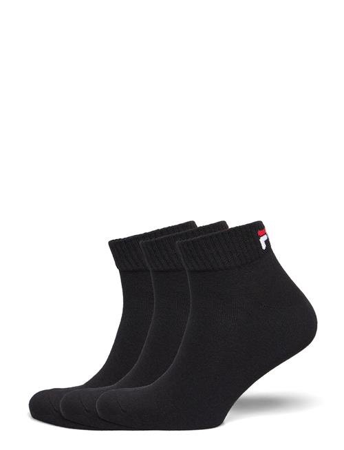 Fila 3Pk Quarter Plain Socks FILA Socks Black