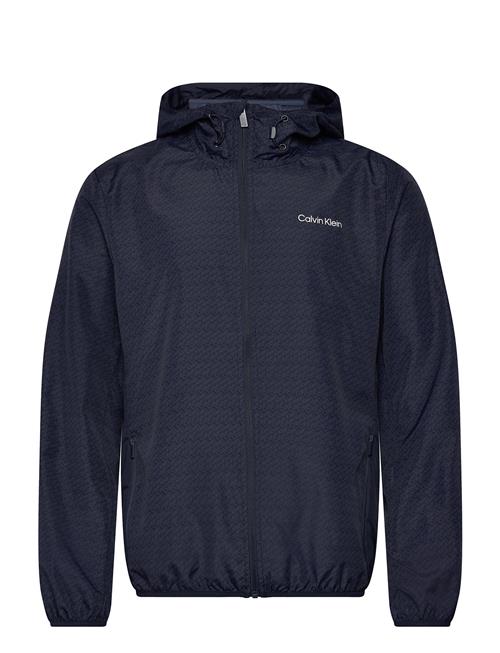 Printed Windbreaker Calvin Klein Golf Navy