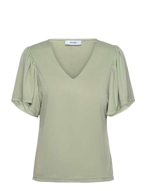 Msrianne V-Neck T-Shirt Minus Green