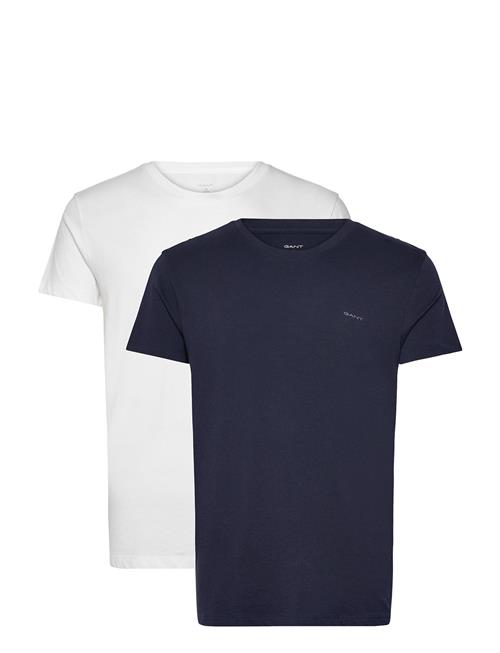 C-Neck T-Shirt 2-Pack GANT Patterned