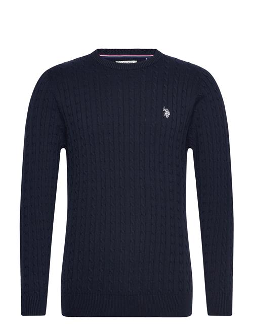 Mads Reg Cot Uspa M Knit U.S. Polo Assn. Navy