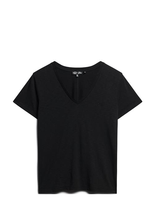 Studios Slub Emb Vee Tee Superdry Black