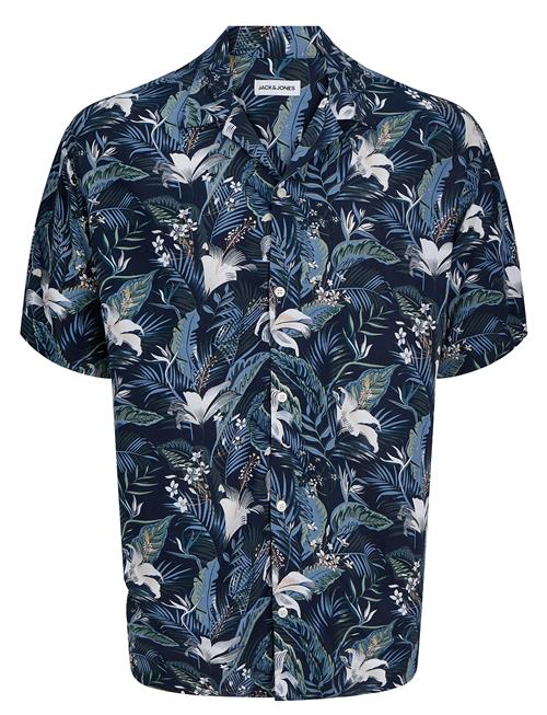 Jack & Jones Jjejeff Tropical Aop Resort Shirt Ss Sn Jack & J S Navy