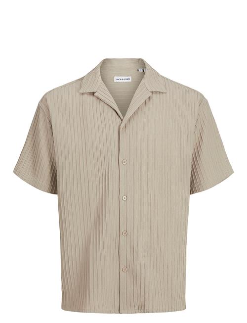 Jack & Jones Jjmassimo Resort Shirt Ss Jnr Jack & J S Beige