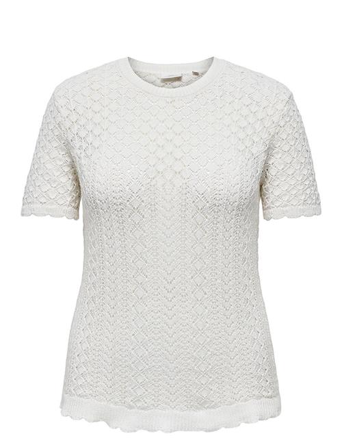 Carsaga Life Ss O-Neck Knt ONLY Carmakoma White