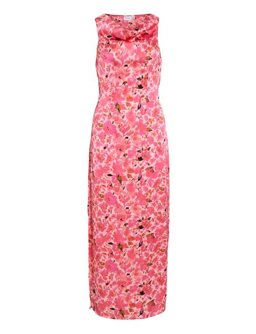 Vianita S/L Waterfall Ankle Dress/Dc/Ka Vila Pink