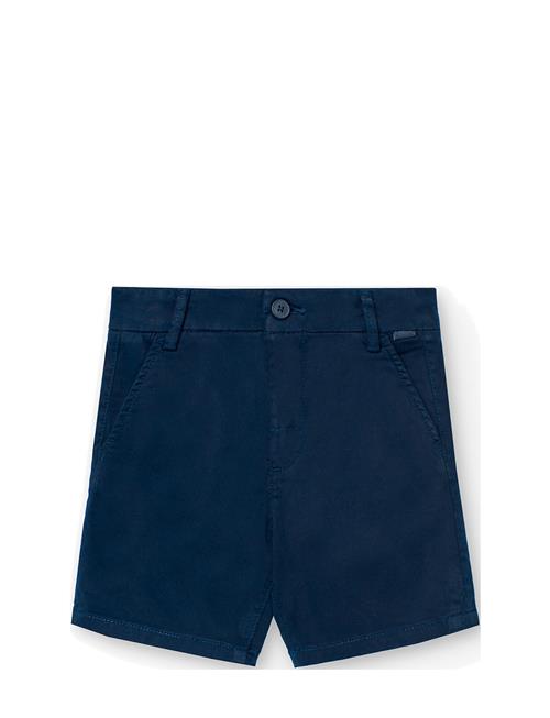 Satin Bermuda Shorts Boboli Navy