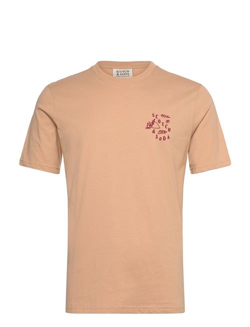 Regular Fit Left Chest Logo T-Shirt Scotch & Soda Beige