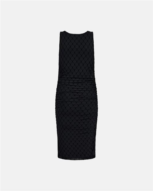 Kjole "Mesh" | Polyamid | Sort