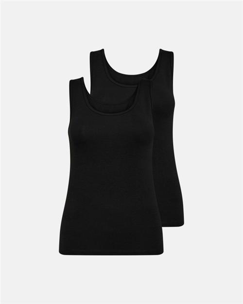 Tanktop 2-pak | Bambusviskose | Sort