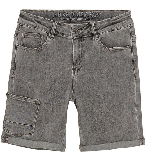 Indian Blue Jeans Shorts - Grey Denim