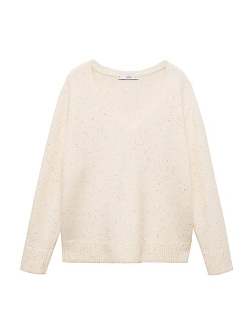 MANGO Pullover 'Edurne'  creme / guld