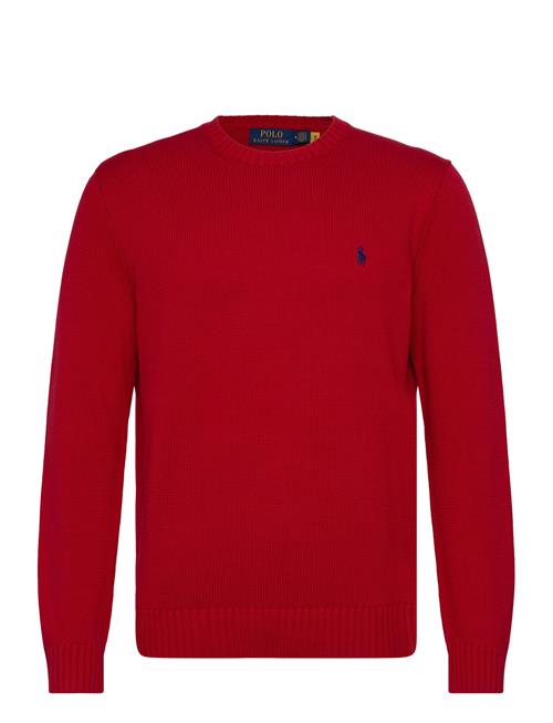 Cotton Crewneck Sweater Polo Ralph Lauren Red