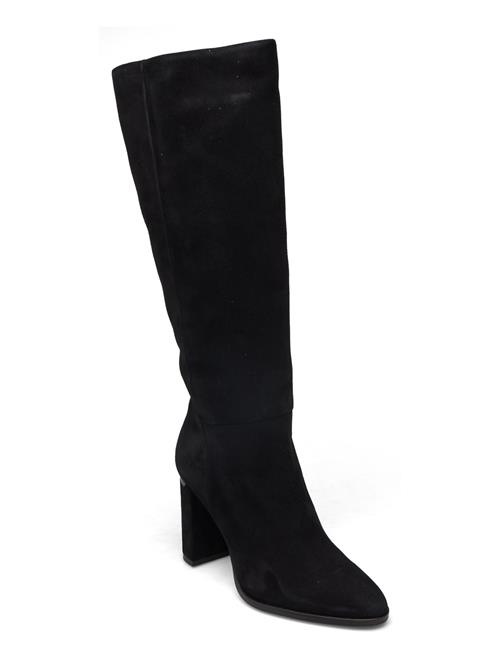 Cup Heel Knee Boot 80-Sue Calvin Klein Black