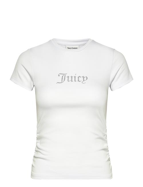 Dot Ruched Tee Juicy Couture White