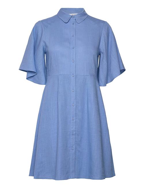 Slfgulia 2/4 Short Shirt Dress D Selected Blue