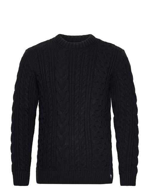 Se Jacob Cable Jumper Superdry Navy ved Booztlet