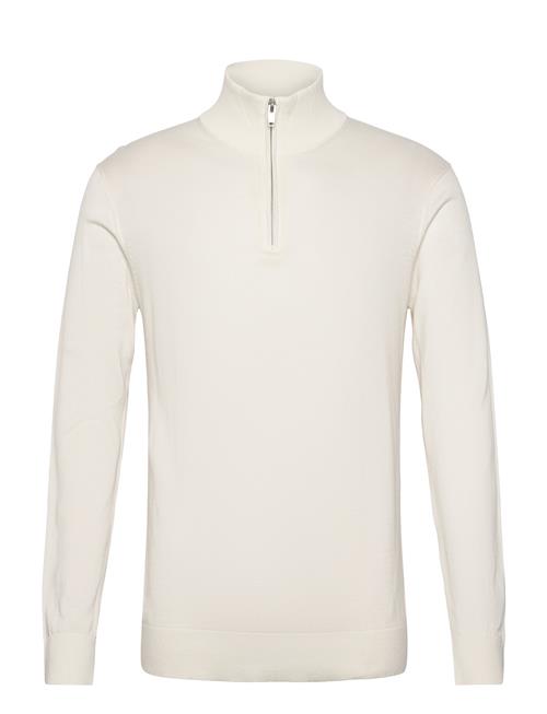 Half Zip With High Neck Lindbergh White