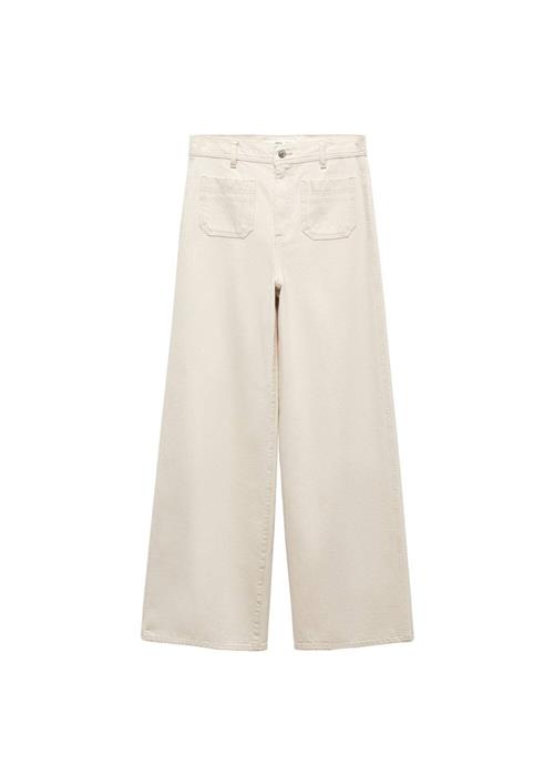 MANGO Jeans 'Emma'  white denim