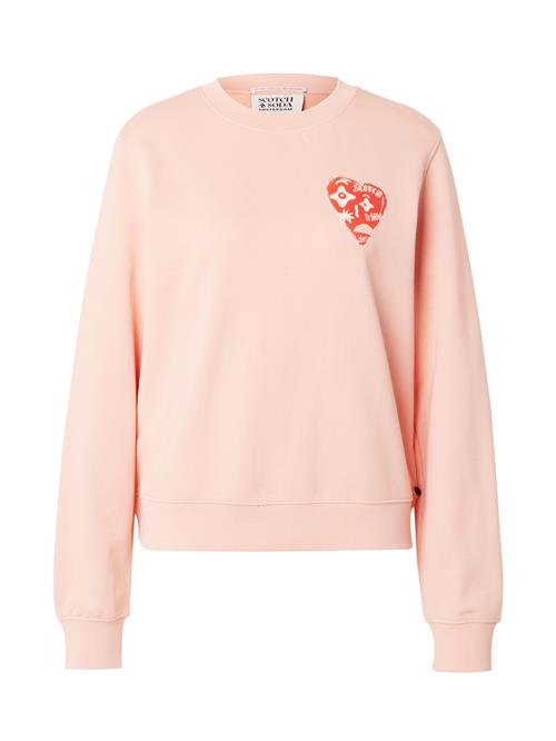 SCOTCH & SODA Sweatshirt  pastelpink / rød