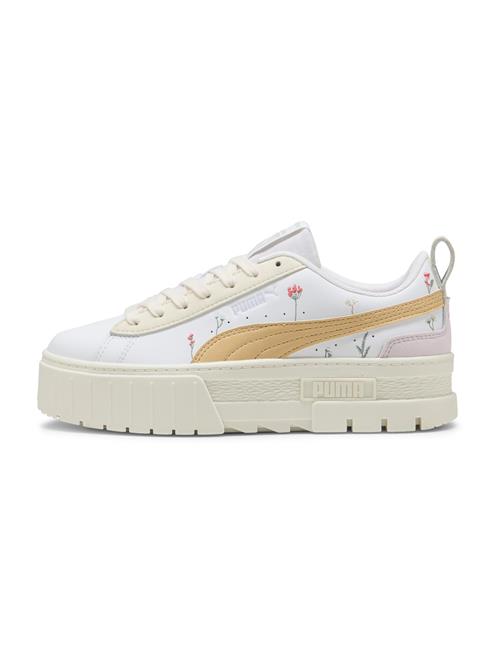 Se PUMA Sneaker low 'Mayze Secret Garden'  grøn / orange / lyserød / hvid ved About You