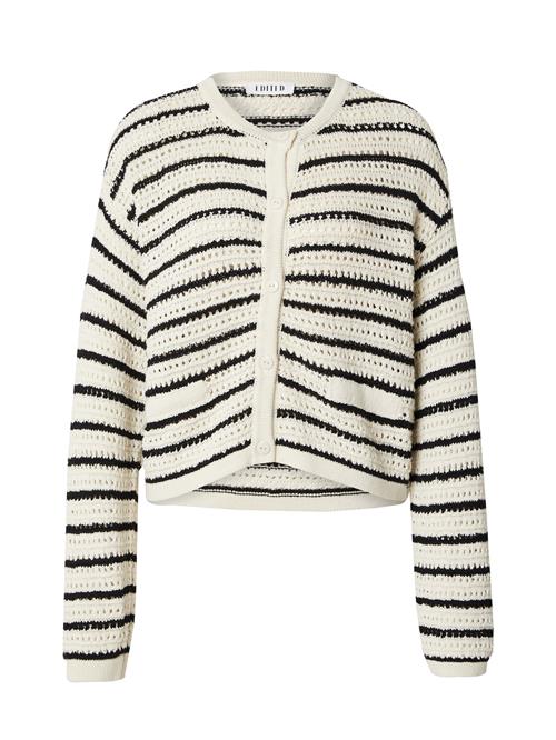 EDITED Cardigan 'Ida'  beige / sort