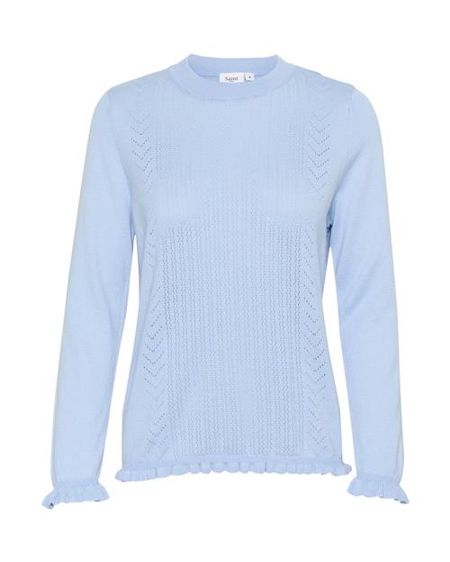 Se SAINT TROPEZ Pullover 'Ilona'  himmelblå ved About You