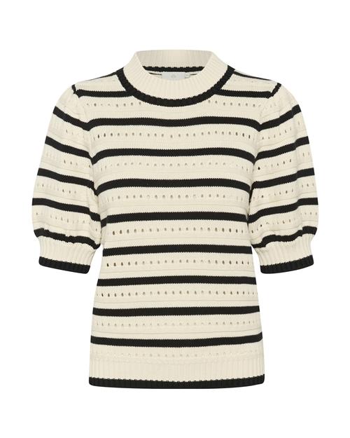 Kaffe Pullover 'Evelyn'  beige / sort