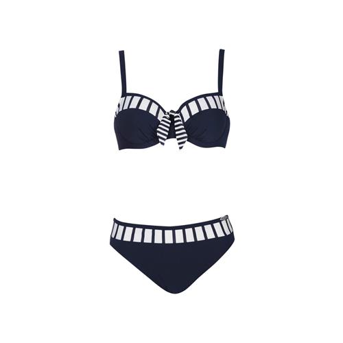 SUNFLAIR Bikini  navy / hvid