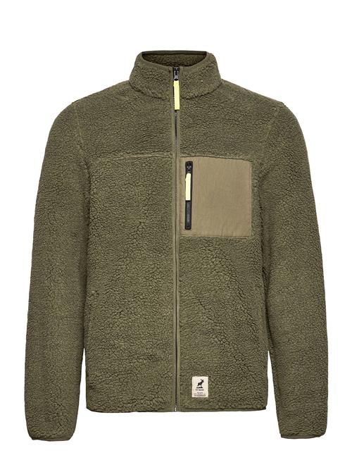 Hugh Fleece Jacket Fat Moose Green