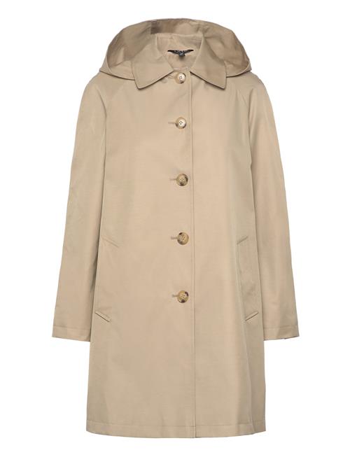 Cotton-Blend Coat Lauren Ralph Lauren Beige